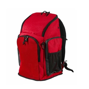 High Quality Solid Color Canvas Basketball Backpack with Zipper Closure Casual Style Big Capacity Sports Basketball <b>Bag</b> pack - Product Image 1