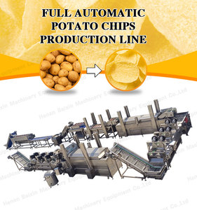 Custom Automatic <b>Potato</b> <b>Chips</b> Production Processing Line 100kg/h 200kg/h Industrial French Fries <b>Potato</b> Crisp <b>Making</b> <b>Machines</b> - Product Image 5