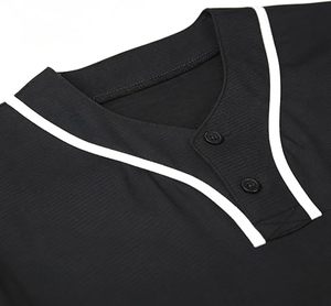 Camiseta Deportiva Clásica de Béisbol, Manga Corta, 2 Botones, Malla Transpirable - Product Image 4