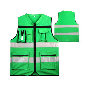 Premium Quality Breathable CE Certified Safety Vest Reflective High Visibility Workwear for Construction Road Safety Industrial - Product Image 1