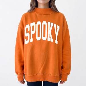 เสื้อสเวตเชิ้ตโอเวอร์ไซส์สำหรับผู้หญิง คอเต่า แขนยาว ผ้าฝ้าย ระบายอากาศได้ดี สไตล์ลำลองสำหรับฤดูใบไม้ร่วง พิมพ์ลายตัวอักษรด้านหน้า - Product Image 2