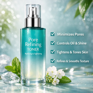 Tonique Affinant les Pores à l'Acide Salicylique, Contrôle de l'Acné, Équilibrant le Sébum, Raffermissant la Peau, Tonique Facial en Gros, OEM, Marque Privée, Vente en Gros - Product Image 3