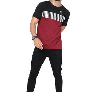 T-shirt en coton élégant pour homme à manches courtes – T-shirt décontracté d'été pour homme en coton à manches courtes - Product Image 2