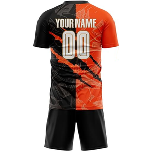 Conjunto de Camiseta y Pantalones Cortos de Fútbol de Secado Rápido, Diseño Único, Modelo de Nueva Temporada, Transpirable, Cómodo, Cuello Redondo, Uniforme de Fútbol - Product Image 2