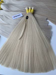 Prix de gros Extensions de cheveux en vrac Cheveux du donneur Double noyade 100 grammes Couleurs foncées 26 pouces - Product Image 3