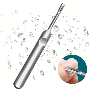 Fourchette de nettoyage des ongles pour éliminer la saleté sous les ongles, entretien professionnel des cuticules pour la maison, salon, manucure, pédicure - Product Image 2
