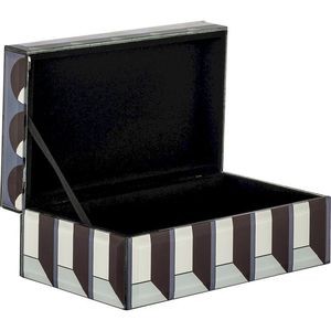 Resin inlay storage box MDF decorative jewelry box Competitive price storage Trending resin jewelry box for Bedroom Use - Product Image 5