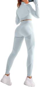 Ensemble de pantalons de yoga pour femmes, tenue de sport pour la salle de sport, leggings de sport taille haute, vêtements de sport haut de gamme pour femmes - Product Image 5
