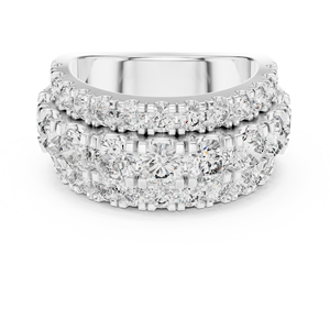 925 Sterling Silver Round Cut Moissanite <b>Diamond</b> <b>Ring</b> Wholesale Engagement Jewelry OEM ODM Supplier Factory - Product Image 1