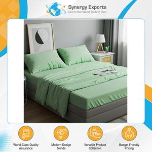 Ensemble de draps en polyester de qualité supérieure, densité de tissu 90 GSM, 4 pièces, best-seller, pour les acheteurs en gros au prix le plus bas du marché - Product Image 3