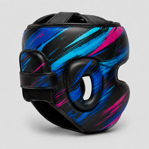 Protège-tête de boxe pour l'entraînement au combat, fabriqué au Pakistan en cuir, OEM personnalisable, logo et couleur personnalisés, nouveau design, respirant et protecteur - Product Image 4