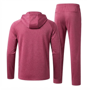 Ensemble de survêtement décontracté empilé OEM écologique avec logo personnalisé, haute qualité, pour hommes, deux pièces, 100 % polyester - Product Image 5