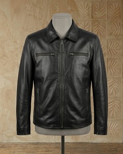 Vestes en cuir pour hommes, veste en cuir personnalisable, cuir enduit, épaisse, de haute qualité, design tendance au meilleur prix, vestes en cuir - Product Image 1