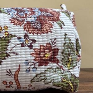 Bolsa de Cosméticos Floral para Mujer, Bolsa de Maquillaje de Viaje, Bolsa de Aseo para Mujer, Regalo para Damas de Honor, Juego de 3 Bolsas, Precio al por Mayor - Product Image 3