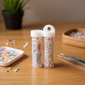 Ilan Abalorio En Bote 6x6mm 15g <b>Letter</b> Beads For Jewelry Making - Product Image 2