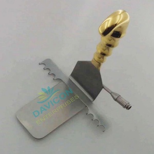 Rétracteur SALDANHA avec tube d'aspiration manuel en fibre optique en acier inoxydable pour abdominoplastie et chirurgie plastique - Product Image 1