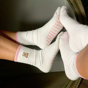 Calcetines Deportivos Heart Grip, Antideslizantes, de Algodón Elástico, Transpirables, Cómodos, para Yoga, Pilates, Fitness, Modernos, para Entrenamiento en Interiores - Product Image 4