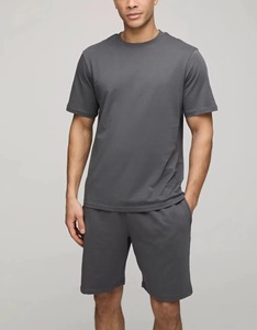 Ensemble sportif pour homme, ensemble 2 pièces été, t-shirts à manches courtes et shorts, ensemble décontracté élégant pour l'été - Product Image 6