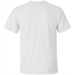 T-shirt blanc sérigraphié Sigma Gamma Rho, bleu roi et or, motif 1922, manches courtes, col rond, décontracté, pour sororité - Product Image 2