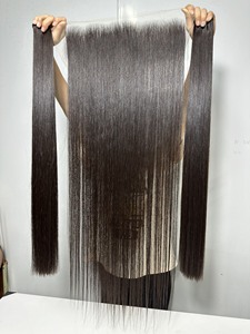 Cheveux humains Lace Front/Fermeture Perruque Transparent HD Lace Frontal/Fermeture Longue Droite Perruque - Product Image 2