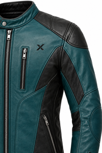 Chaqueta de Motocicleta de Cuero Edición Signature |   Té Negro Borgoña Marrón |   Fabricante OEM ODM |   Diseño de Calidad Premium | - Product Image 4