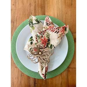 Porte-serviettes en rotin simple pour la mise en place quotidienne de la table à manger et la décoration de la cuisine à domicile avec un style naturel tissé à la main en provenance d'Inde - Product Image 5