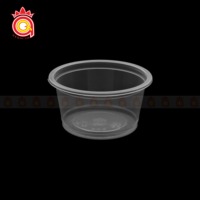 Quang Quan Jetable Petite Tasse À Sauce En Plastique 2oz Pudding Partie Condiment Ccups Avec Couvercles Jello Shot Cups
