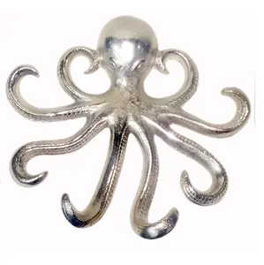 Octopus Wall Hook Gold