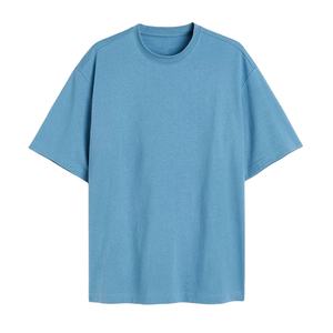 Camisetas Casuales de Alta Calidad, Nuevas, Lisas, de Algodón Elástico, para Hombre y Mujer, a Precio de Mayoreo, con Hombros Caídos - Product Image 1