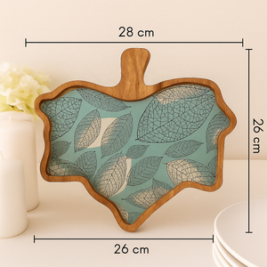 ภาชนะเสิร์ฟขนมหวาน ผลไม้อบแห้ง ทำจากไม้กระถินเทศ รูปทรงใบไม้ เคลือบเงา งานแฮนด์เมด คุณภาพพรีเมียม เป็นมิตรกับสิ่งแวดล้อม ดีไซน์หรูหรา ขายดี - Product Image 4