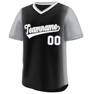 Trendy <b>Baseball</b> Jersey V Neck 2 Tone Breathable Digital Print 100%Polyester <b>Baseball</b> Jerseys Letter Pattern Teams Fans T-Shirt - Product Image 3