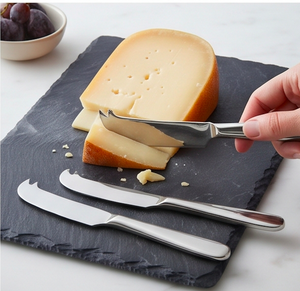 Ensemble de couteaux à fromage en acier inoxydable finition mate, ustensiles de cuisine, épandeur à fromage, planche à fromage, outils de cuisine - Product Image 6