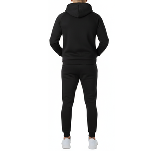 Conjunto Deportivo para Hombre de Alta Calidad con Logotipo Personalizado, Sudadera con Capucha y Pantalones, Panel Chevron Multicolor, Ropa Deportiva Urbana - Product Image 2