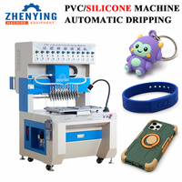 Machine automatique de distribution de liquide multi-couches et multi-couleurs pour la fabrication d'étuis de téléphone portable et les jouets souples en caoutchouc et silicone