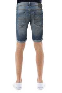 Shorts en jean amples pour hommes, personnalisés par le fabricant, 100 % coton, impression numérique, avec taille élastique et poches - Product Image 4