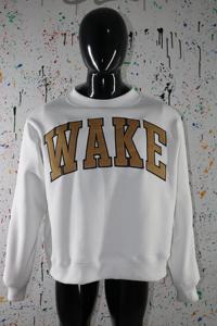 Sweat-shirts WAKE à col montant 450 GSM, broderie personnalisée avec nom, coupe ample et carrée, 100% coton molletonné French Terry - Product Image 4