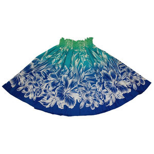 Vestido Maxi Bordado con Flores Tropicales Hawaianas para Mujer, Ligero, Fluido, 100% Algodón, Ideal para Vacaciones en la Playa o en la Isla, Otoño - Product Image 5