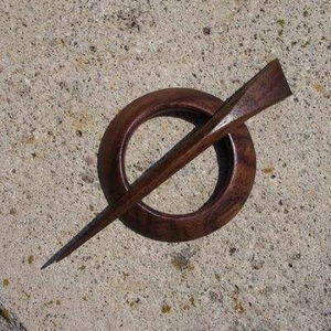 กิ๊บติดผมไม้ธรรมชาติทำมือ งานฝีมือไม้ไผ่และไม้ สำหรับทรงผมแบบดั้งเดิมและสมัยใหม่ งานฝีมือไม้ - Product Image 1