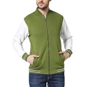 Nouvelles vestes de baseball universitaires en chenille pour hommes, qualité OEM supérieure, manches en cuir, doublure polaire, design personnalisé, vente en gros, modèle 2026 - Product Image 4
