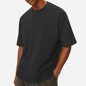 New Style Custom Embroidered Logo <b>Summer</b> Season Boxy Fit <b>Men</b> <b>T</b> <b>Shirts</b> Direct Factory Supplier Boxy Fit <b>Men</b> <b>T</b> <b>Shirt</b> In Low MOQ - Product Image 3