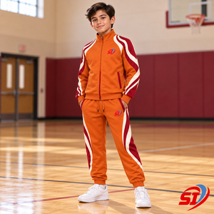 Chándal Deportivo Juvenil Personalizado, Chaqueta con Cremallera Completa, Pantalones de Entrenamiento, Uniforme de Club/Equipo, 100% Algodón, Ligero, Invierno - Product Image 3