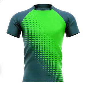 Maillot de rugby de haute qualité, personnalisable, impression par sublimation, manches courtes, uniforme pour équipes et clubs, vente en gros - Product Image 6