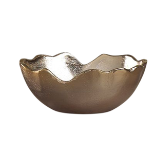 Bol décoratif en aluminium de qualité supérieure avec forme artistique pour un service haut de gamme et une mise en scène de table élégante - Product Image 5