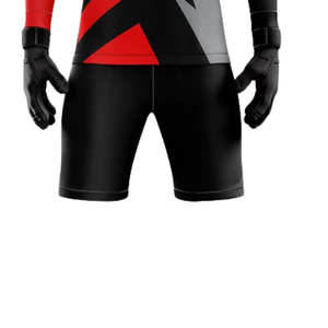 Ensemble de gardien de but asymétrique à col ras du cou, maillot à manches longues et short pour homme, en polyester respirant, écologique et à séchage rapide pour le football - Product Image 6