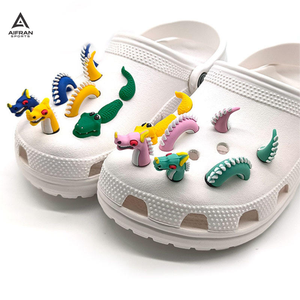AIFRAN - Juego de Adornos 3D para Zapatos con Forma de Animales, Cocodrilo, Sirena, Dragón, Serpiente, Accesorios para Zapatos de Niños - Product Image 4