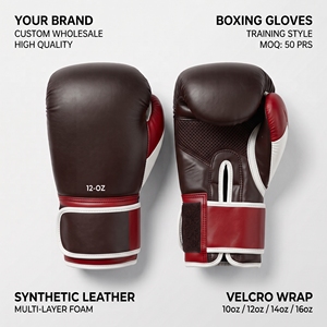 Guantes de Boxeo Champs Gear Personalizados para Entrenamiento Profesional, Cierre Ajustable con Gancho y Bucle, Cuero PU Transpirable, Unisex - Product Image 3