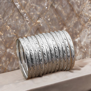 กำไลเงินชุบขายส่ง, กำไลเงินชุบแบบดั้งเดิม, กำไลแฟชั่น, กำไลทองเหลืองชุบเงิน, กำไลเงินสั่งทำ - Product Image 4