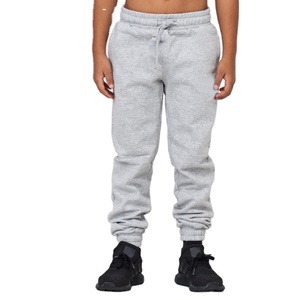 Premium Quality Cotton Sweatpants Grey Custom Jogging <b>Trouser</b> Pants for Men <b>Women</b> and Kids - Product Image 1