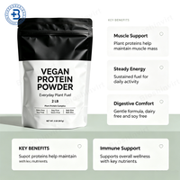 Poudre de protéines de lactosérum purement végétalienne, complément nutritionnel pour la musculation et le sport, protéines de lactosérum en poudre brute