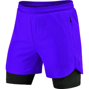 Shorts de MMA professionnels pour hommes, longs avec fente, rouges, séchage rapide, en Spandex et Polyester, coupe classique, pour arts martiaux mixtes, pour adultes - Product Image 5